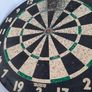 Vintage 70's reversible dart board and dart Image 3