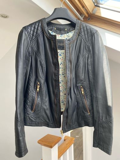 Saki Genuine Leather Jacket (size 12)