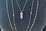 Stella &amp; Dot crystal multi layering necklace