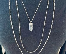 Stella & Dot crystal multi layering necklace