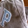 Gap ladies hoodie size S beige with light blue logo Image 2