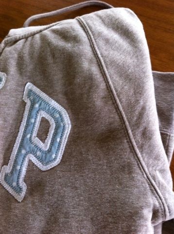 Gap ladies hoodie size S beige with light blue logo