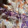 100% Silk Scarf / Saree Floral Patterned Anna Harvery Image 3