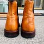 Loake Thirsk Tan Brogue Chelsea Boots UK 9 F Made in England Image 9