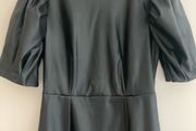 Black leather look  dress