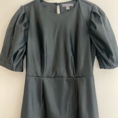 Black leather look  dress