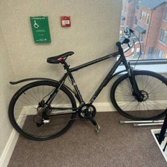 Kellys Cliff 90 Cross Hybrid Bike Black Orange 200 Leixlip