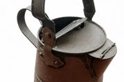 antique copper churn