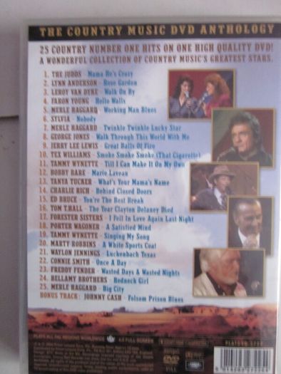 101 Country Greats Including 50 Number 1 Hits, 4 DVD's