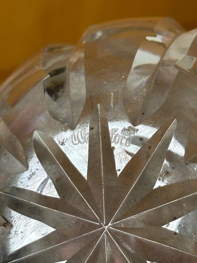 Vintage Waterford Crystal Tralee 7 inch Pear Teardrop Vase
