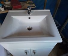 Bathroom Vanity unit and toilet