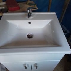 Bathroom Vanity unit and toilet