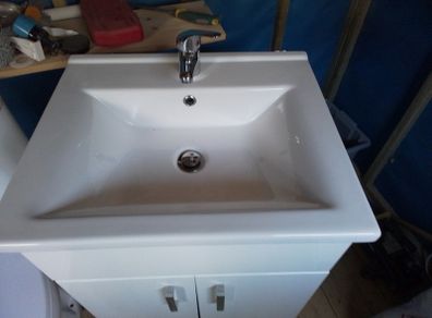 Bathroom Vanity unit and toilet