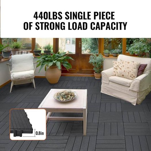 VEVOR Interlocking Deck Tiles 108 TilesApprox. 10m2