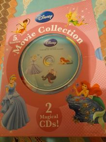 Disney princess book with 2 CD like new