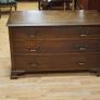 Vintage Mahogany Low Chest of Drawers Image 2