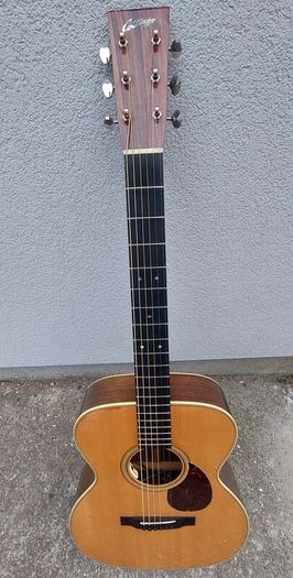 Collings OM2H Acoustic Guitar With Pick Up And Original Hard Case.