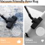 Washable Rugs Living Room 150x210 cm Modern Abstract Rug with Soft Low Pile Vacuum Friendly Non Slip Backing Minimalist Carpet Image 5