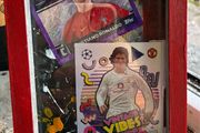 Framed Cristiano Ronaldo Cards Display Custom HandPainted Frame