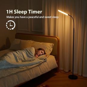 LED Floor Lamp, 18W Reading Standing Lamps with 4 Color Temperature & 5 Brightness Levels, Dimmable Floor Lamps with Remote Control for Living Room, Bedroom, Office