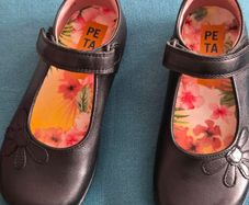 Girls leather school shoes - Petasil