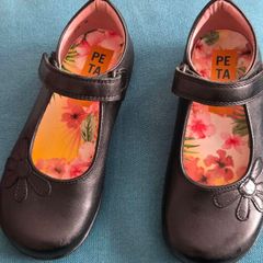 Girls leather school shoes - Petasil