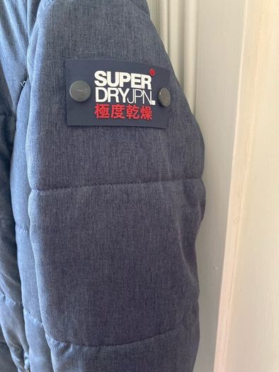 Superdry Polar Sport navy ladies jacket, (long length) size 12/14