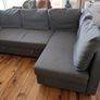 Pull out couch/Sofa bed with storage Image 2