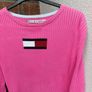 Vintage Y2K Tommy Hilfiger Ribbed Sweater Womens Large L Cropped Image 2