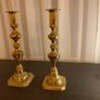 Solid brass candle holders Image 5