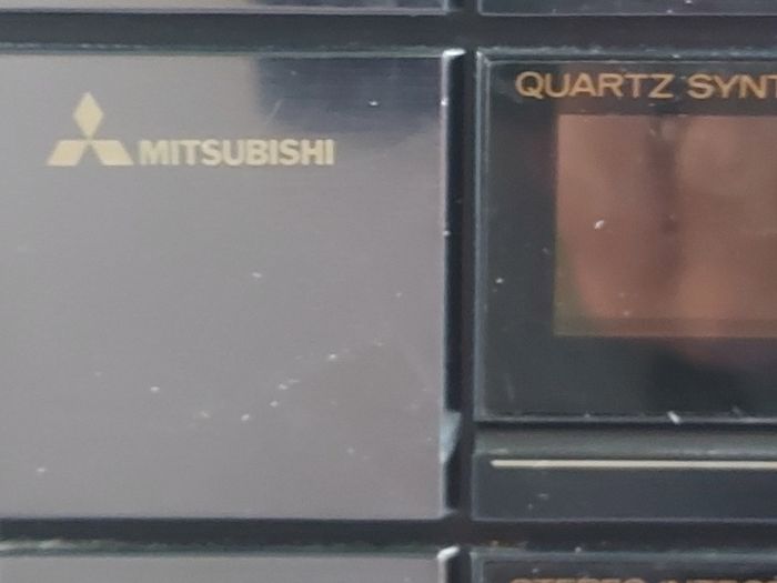 Mitsubishi Music Centre, Model DA-60R, Radio, CD, Tape, Phono, Aux, 2 Philips speakers included, in good condition for its age