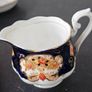 Rare Royal Albert "Heirloom" Milk Jug and Fruit Bowl Image 4