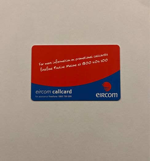 Blank 5u Eircom Promo Card (Mint)