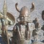 3 x Mid Century 10 inch Solid Brass Viking Warriors(6.9 kgs) Image 4
