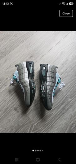 Genuine mens Air Max 95 hyper Turquoise
