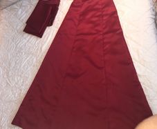Formal Debs Dress Wine