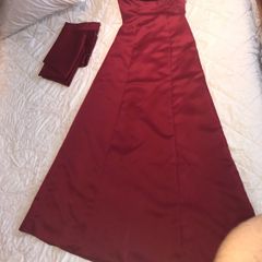Formal Debs Dress Wine