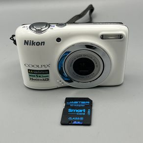 Nikon Coolpix L25 10.1MP Digital Camera White