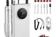 Nail Drill Electric Manicure Nail Clipper 40000rpm File Machine LCD