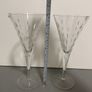 Teardrop hand cut crystal similar to Waterford Image 7