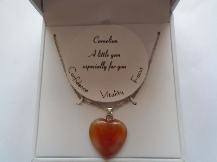 Gemstone jewellery, Heart pendant, Necklace,Gift
