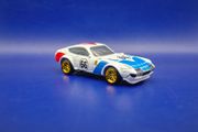 Hot Wheels Ferrari 365 GTB4 C with custom wheels.