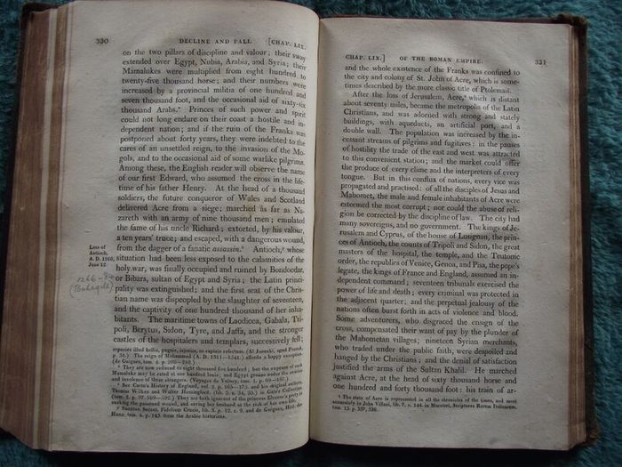 The Decline and Fall of the Roman Empire - Edward Gibbon - Priestley and Weale London - 1822