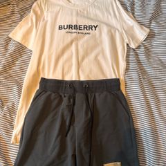 Burberry shorts and tshirt