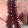 Genuine Natural Garnet Necklace (Opera Length 28") Image 6