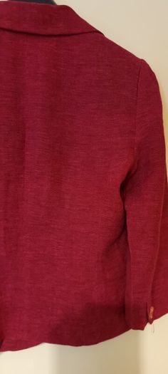 KALIKO Fuchsia Pure Linen Blazer S14