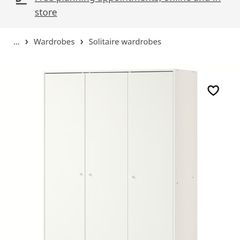 Three Door Kleppstad Wardrobe (still in box)