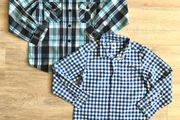 2 boys checkered shirts 6/7y