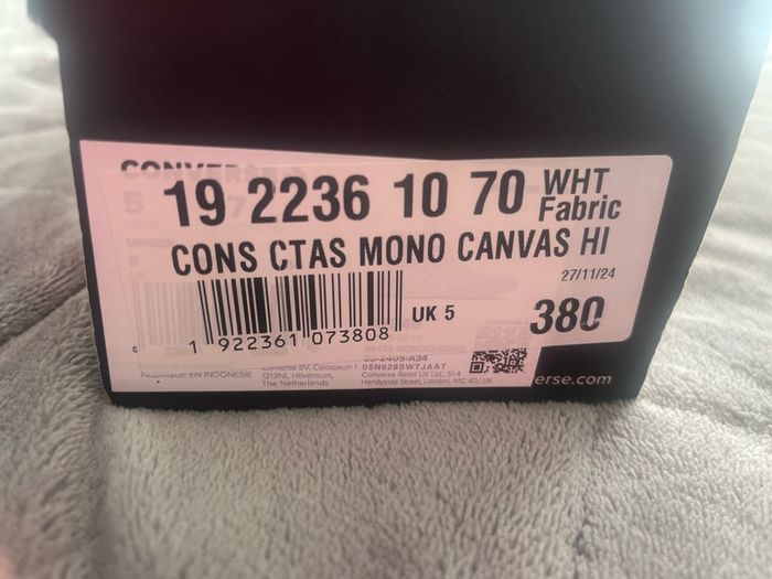 Converse Chuck Taylor All White REDUCED