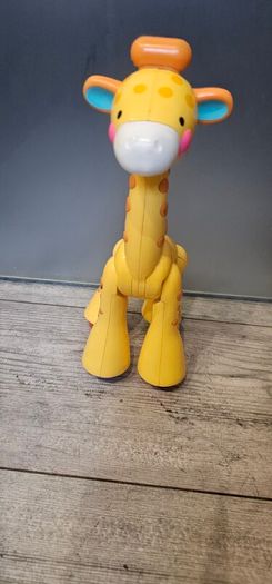 Fisherprice Click Joint Wildife Giraffe Sensory Textured Feet Moving Neck Head